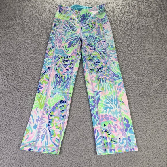 Lilly Pulitzer Pants - Lilly Pulitzer Luxletic Leggings Womens XS UPF 50+ Weekender 21" High Rise Crop